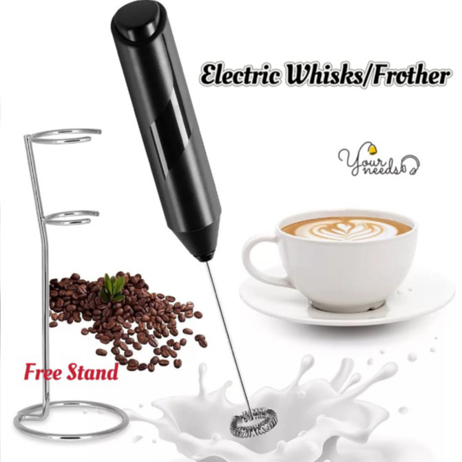 🇸🇬 Ready Stock 🇸🇬 Coffee Foam Maker Electric High Speed Milk Frother