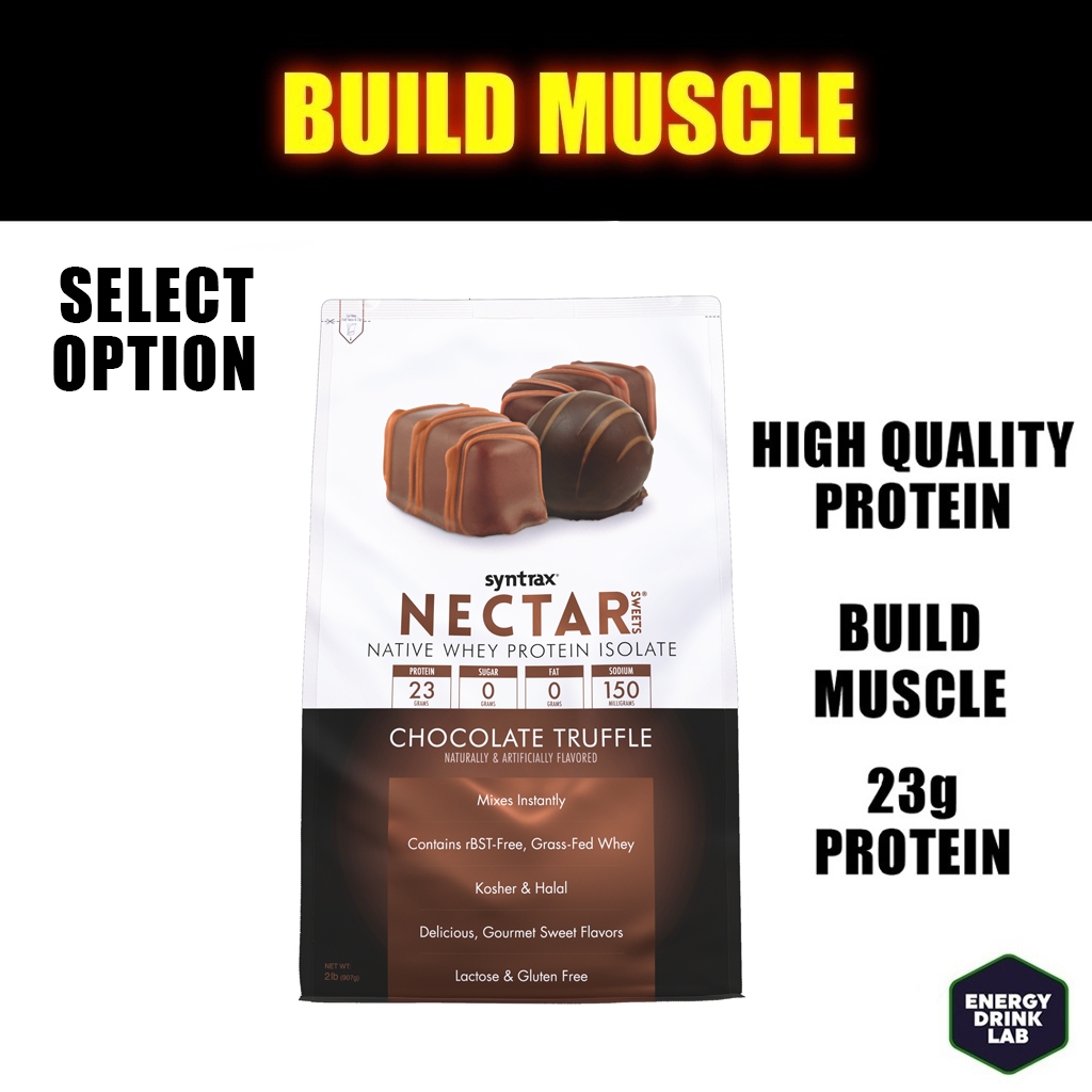 (Free Shaker for 2LB+ ) SYNTRAX Nectar Travel pack 5 10 Packs