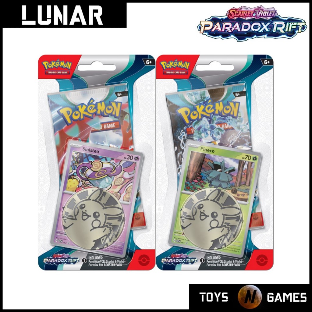 Pokemon TCG SV4 Paradox Rift Checklane Blister Set | Shopee Singapore