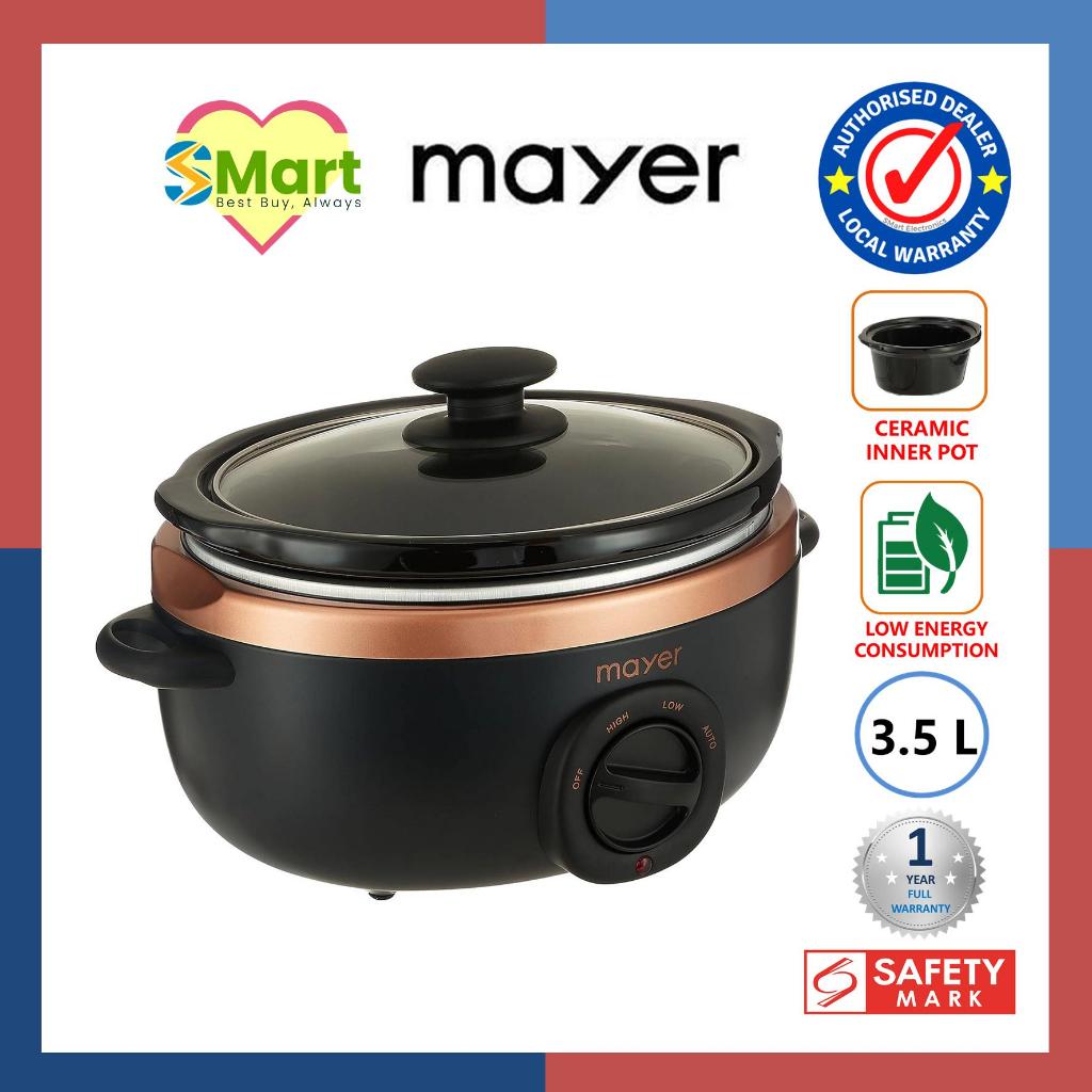 Mayer 3.5L Electric Slow Cooker [MMSC35] Shopee Singapore