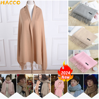 Scarf Winter Plaid Wool Scarf Neck Warmer Women Thicken Cashmere Shawl,Wraps  Pink Tassel for Ladies Warm Scarves (Color : Color 1, Size : 180x70cm) :  : Clothing, Shoes & Accessories