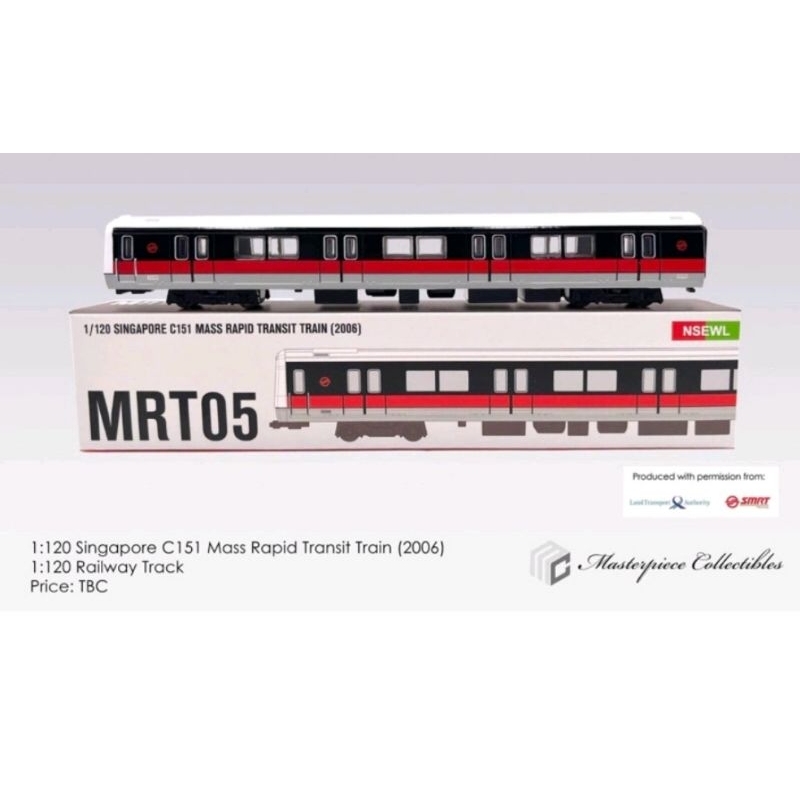 SINGAPORE MRT C151 MASS MODEL SCALE 1/120 | Shopee Singapore