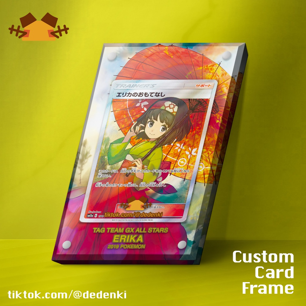 Erika Hospitality Tag Team Full Art Custom Card Frame | Shopee Singapore