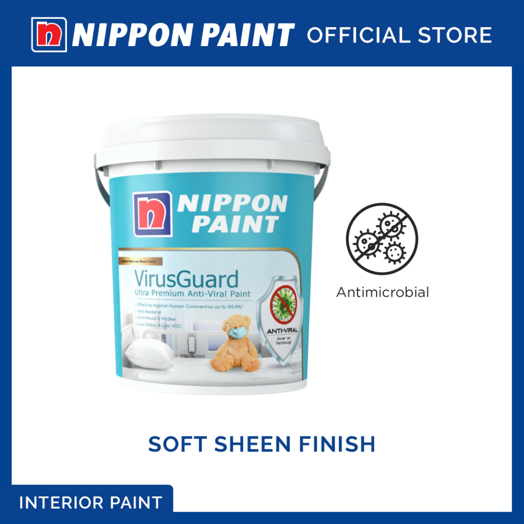 Nippon Paint VirusGuard Soft Sheen 5L Shopee Singapore