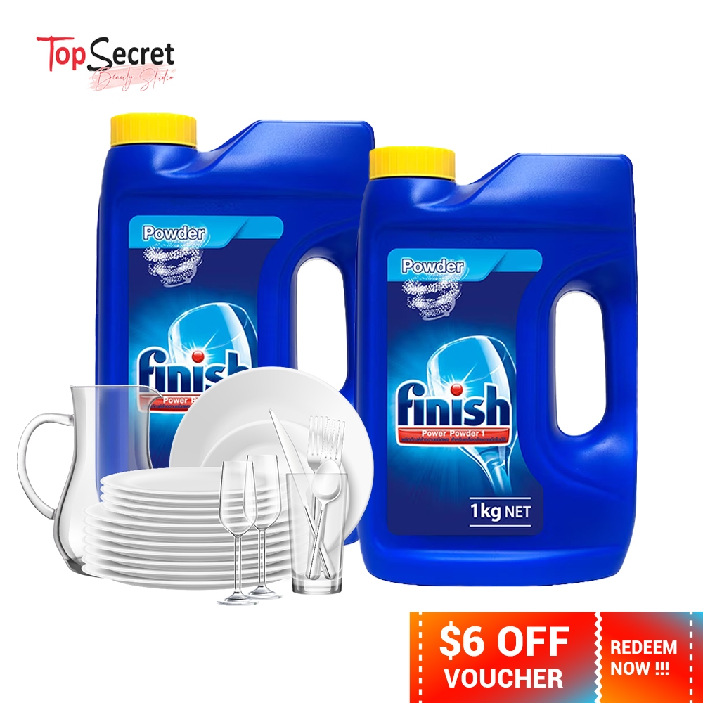 Value Bundle!! Finish Power Dishwashing Powder 1kg Shopee Singapore