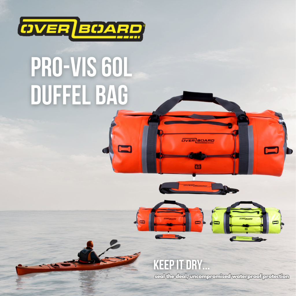 Overboard Pro Vis Waterproof Duffel Bag 60 Litres Shopee Singapore