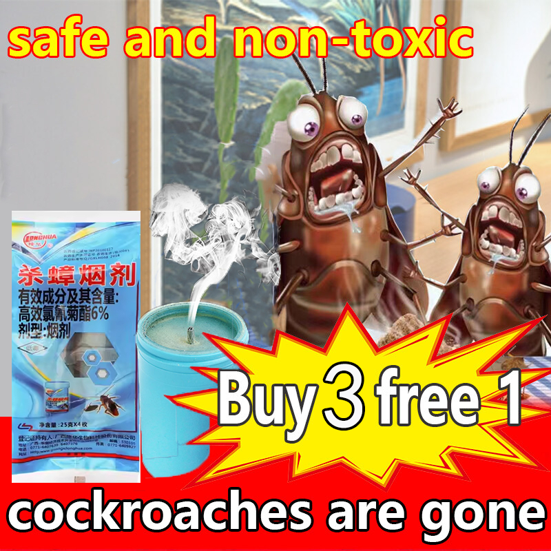 【SG Stock】4PCS cockroach killer Cockroach exterminator Smoke