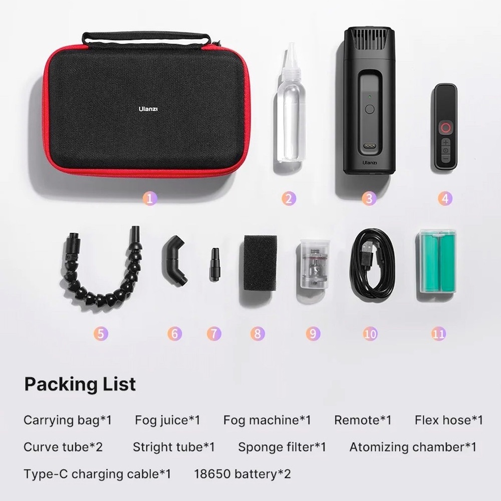 Ulanzi FM01 FILMOG Ace Portable Fog Machine R001 | Shopee Singapore
