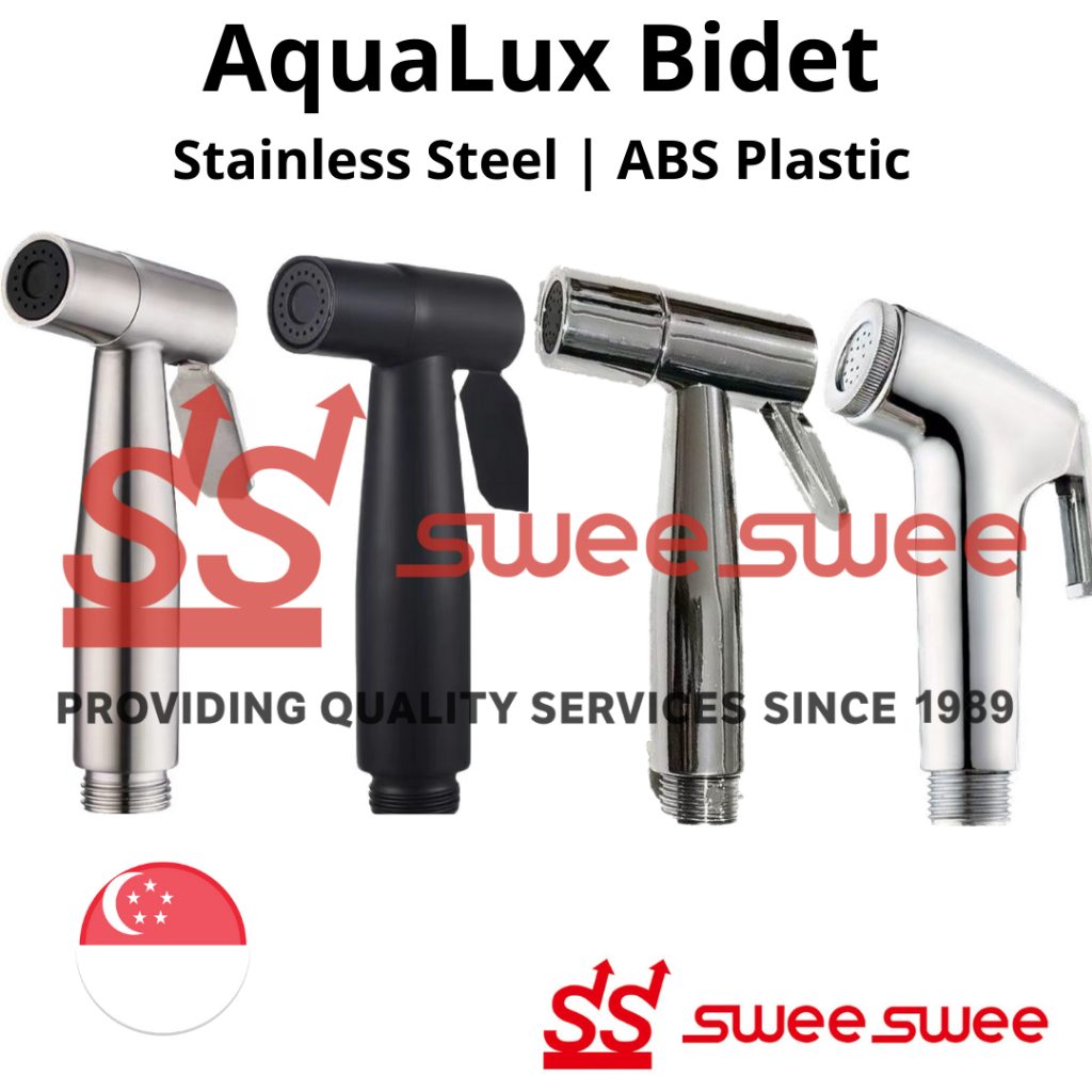 AquaLux CHEAPEST & READYSTOCK Stainless Steel Bidet Spray Set Swift