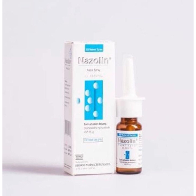 Nazolin Nasal Spray 0.05%, 200 Metered Dose Sprays for Stuffy and ...
