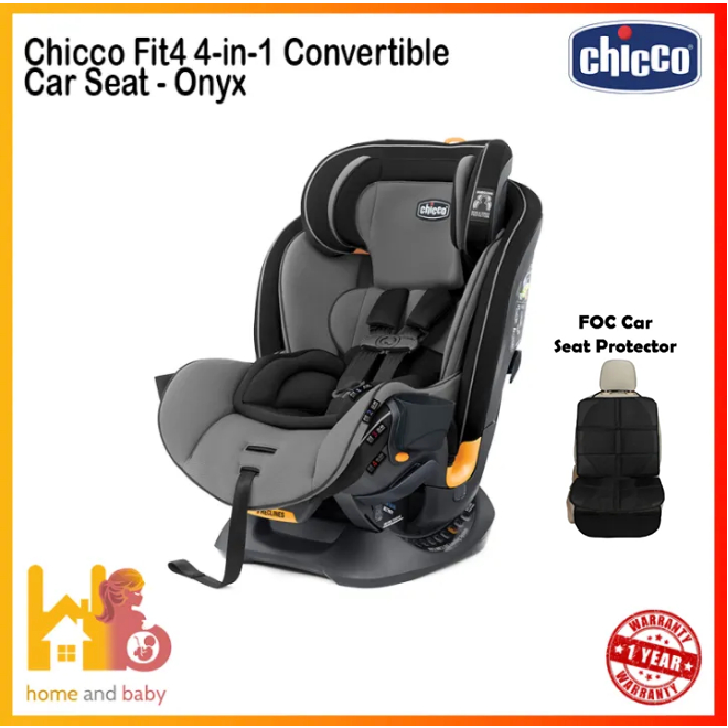 Chicco Fit4 4 In 1 Convertible Car Seat Onyx Foc Car Seat Protector