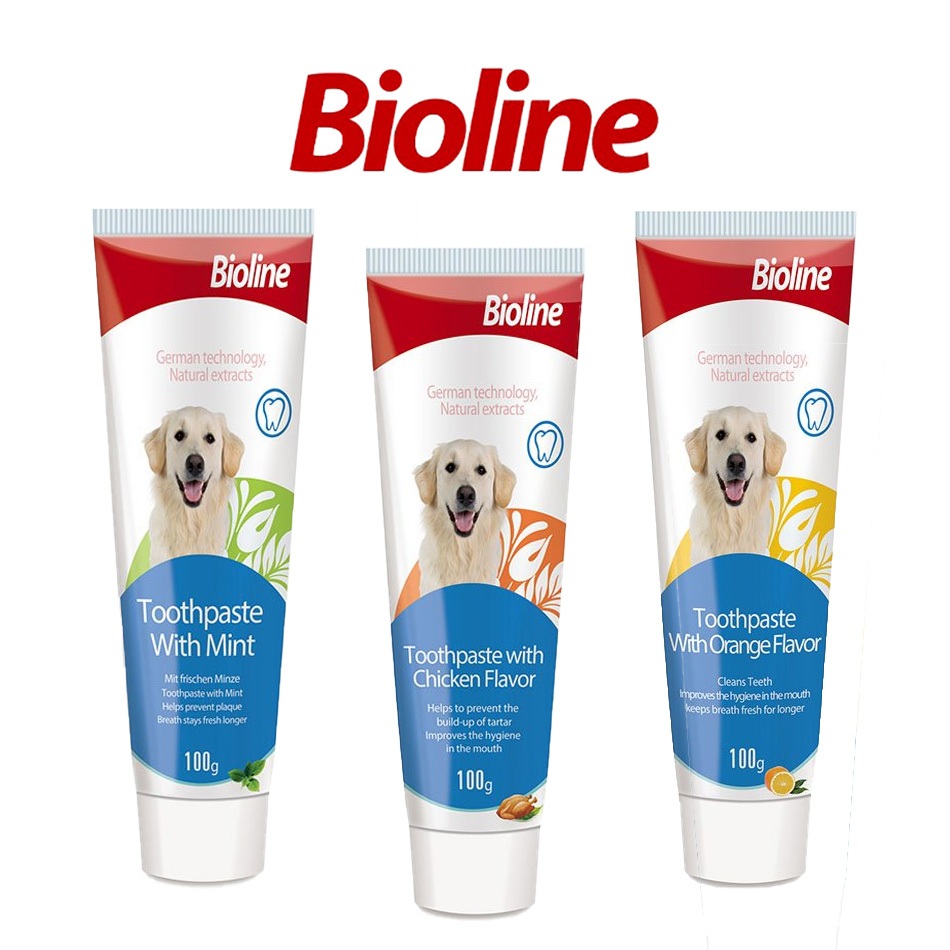 Bioline Pet Toothpaste 100g Dog & cat (Assorted) Shopee Singapore