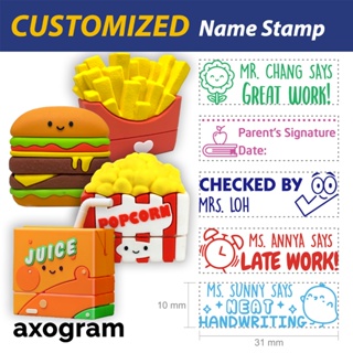 Customized Name Stamp For Kids Waterproof Name Chop For - Temu Poland