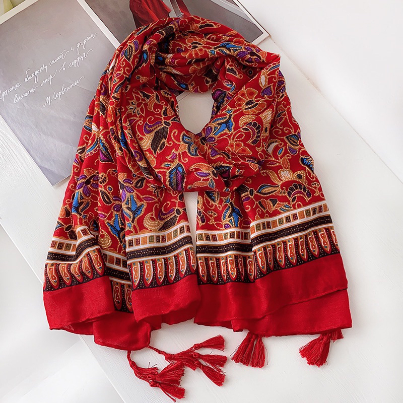 SIA 🇸🇬 Batik Shawl (180cm x 90cm) Great for Gift, Corporate