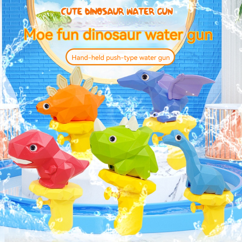 [WeFun]Dinosaur Water Gun For Kids Cute Cartoon Tyrannosaurus Press ...