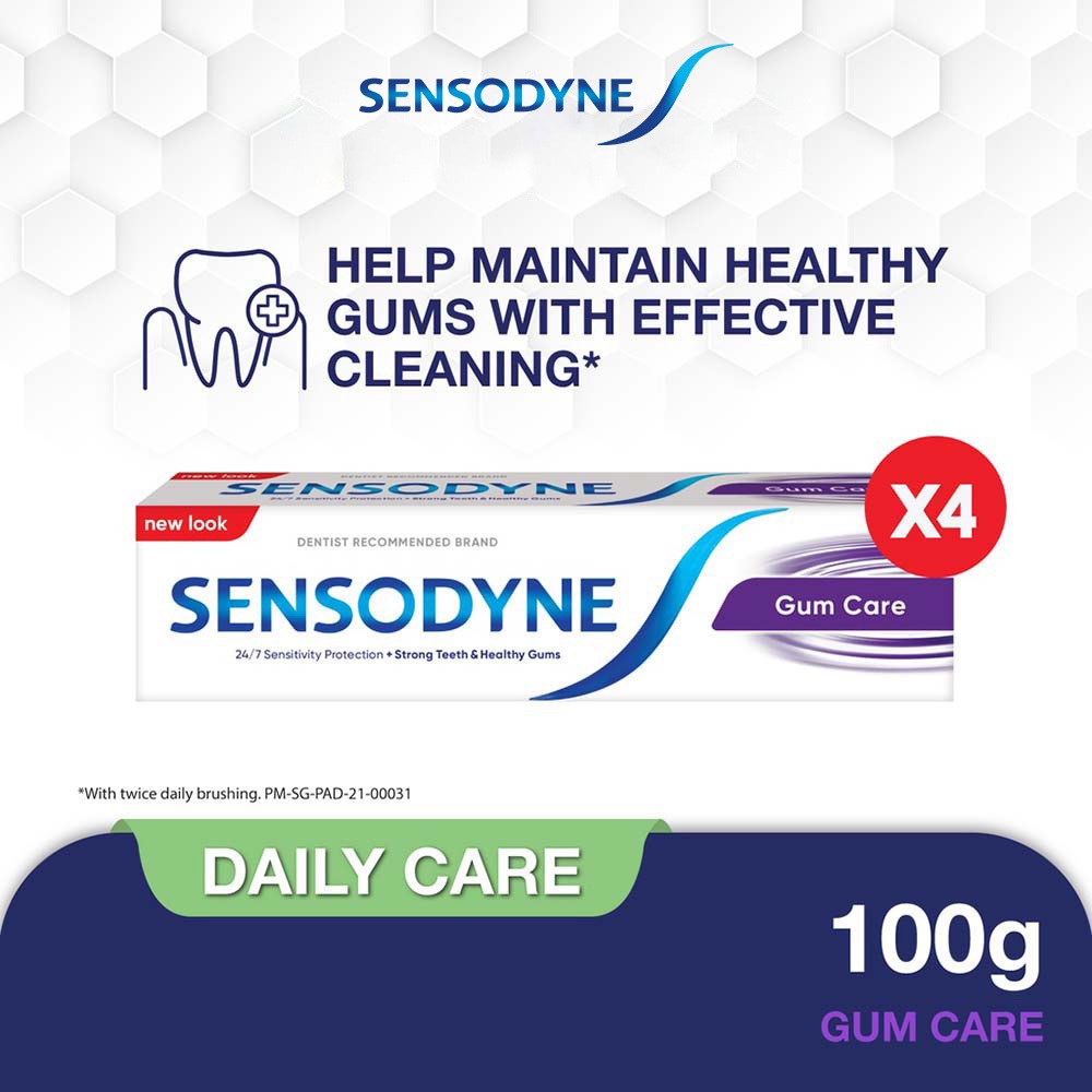 [Bundle of 4] SENSODYNE Toothpaste Daily Care, for Sensitive Teeth