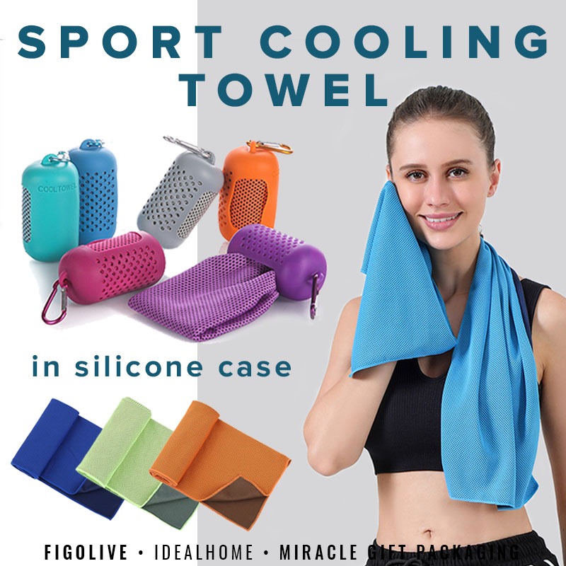 [SG InStock] Sport Cold Towel Microfiber Breathable Cooling Towels in