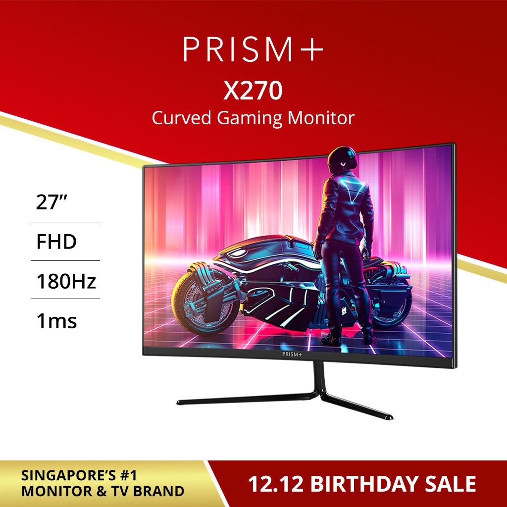 PRISM+ X270 240Hz - 27 inch Curved Gaming Monitor