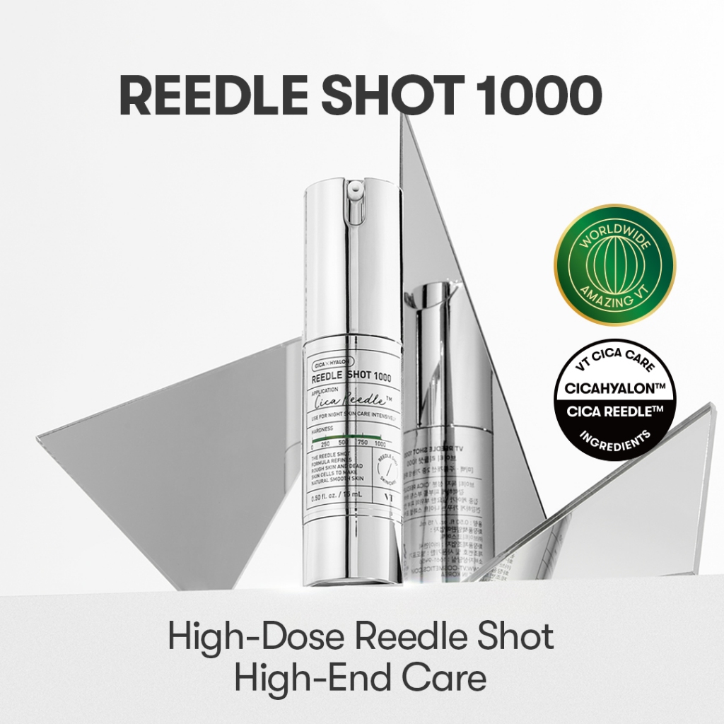 VT] Reedle Shot 1000 Treatment, Skin Starter, Pore care, Smooth