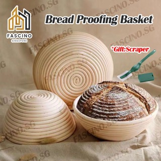 2Pcs Bread Proofing Basket Silicone Oval Dough Proofing Box