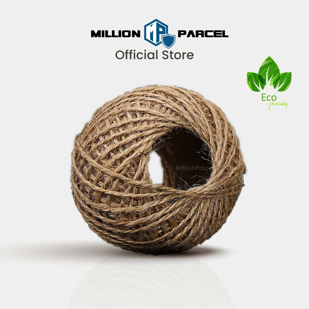 50M Natural Vintage Jute Rope Twine Roll Sewing Christmas Crafts Jute Cord  Thread Wedding Handmade DIY Party Ribbon Bows Decoration