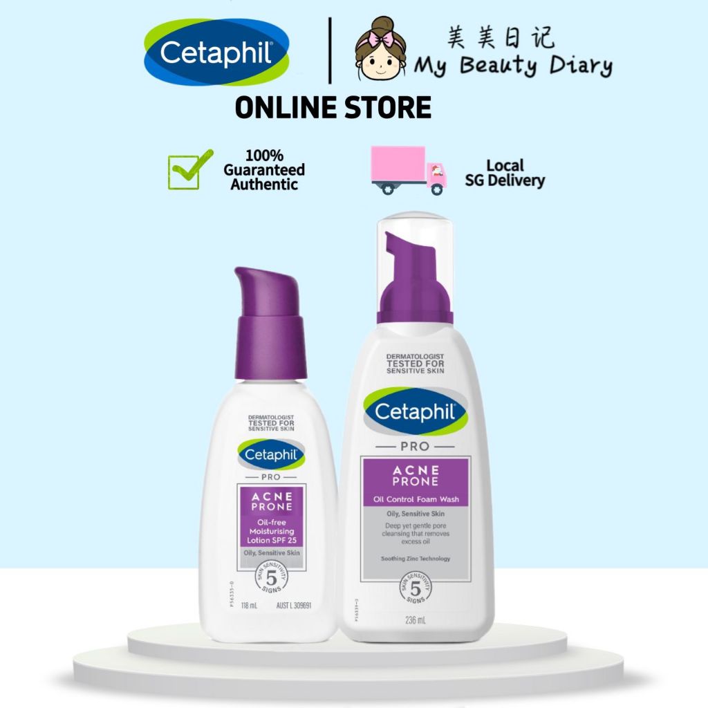 Cetaphil Pro Acne Prone Range Oil Free Moisturising Prone Foam Wash