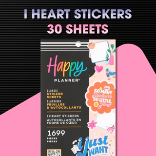 The Happy Planner Mega Value Pack Stickers 100 Sheets Colorful Boxes