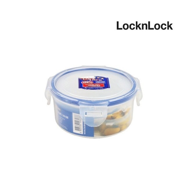 Lock & Lock Pizza Storage Container 420ml Food Bread Containers 3P HLE200  Keeper