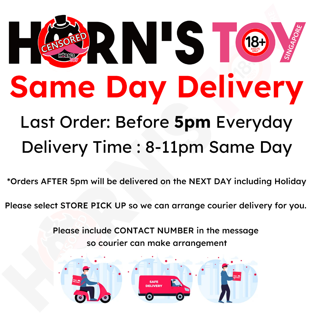 Same Day Shipping Fee Top-Up Courier Discreet Packaging Horns Toy