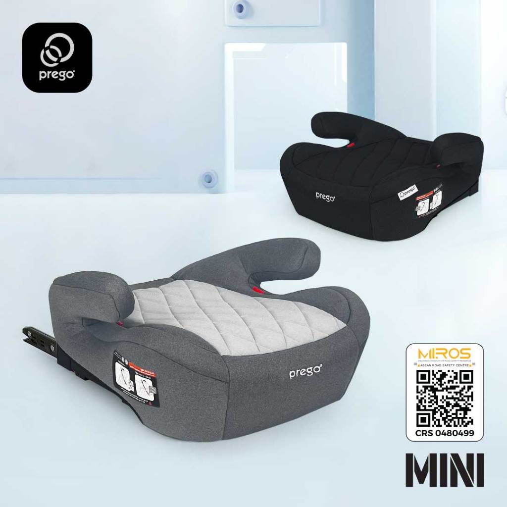 Prego Baby Mini Backless ISOFIX Booster Car Seat 22 36kg Shopee Singapore