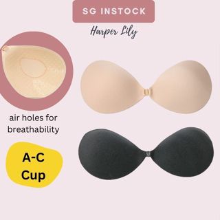 Adhesive Bra Push Up Strapless Self Double Sided Adhesive Air Holes  Backless HOT