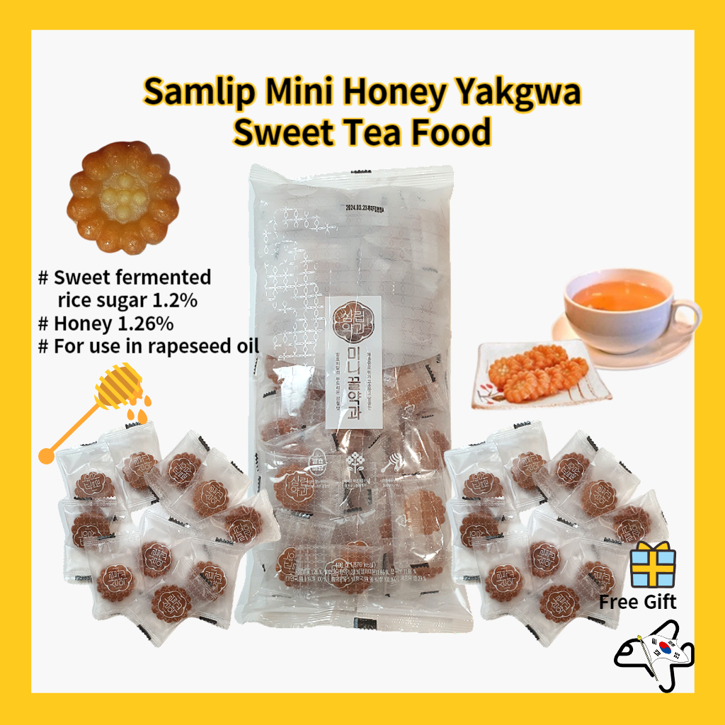 Samlip Mini Honey Yakgwa / Sweet Tea Food / Korean Traditional