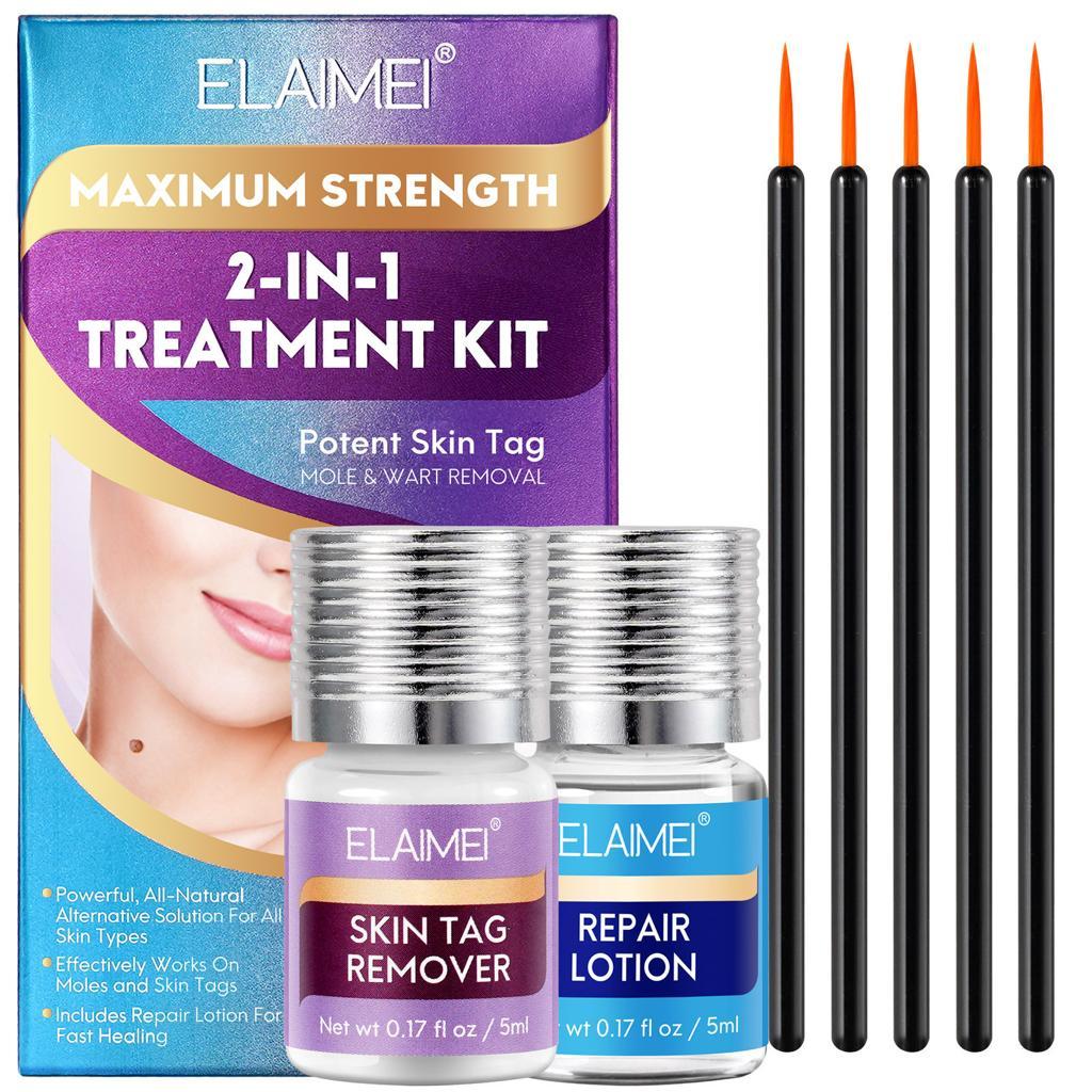Skin Tag Remover Liquid, Skin Tag Removal & Repair Lotion Set, Wart ...