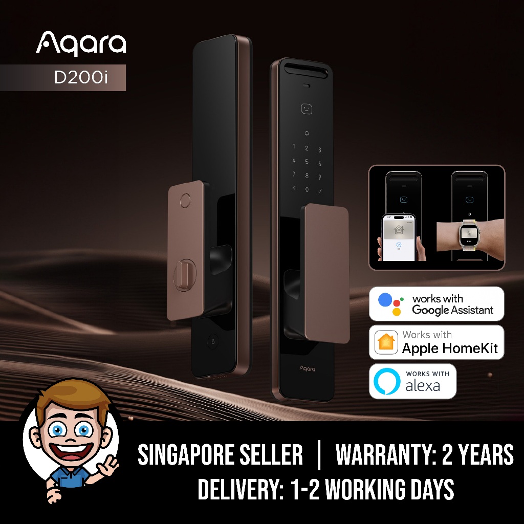 [GLOBAL] Aqara Smart Lock D200i, 3D Face Unlock, Fully Automatic ...