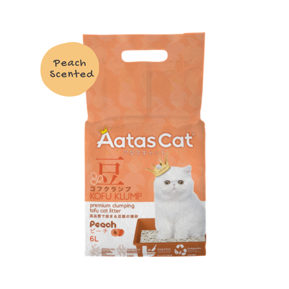 [SG SELLER] Aatas Kofu Klump Cat Tofu Litter Cat Cleaning Clump Litter
