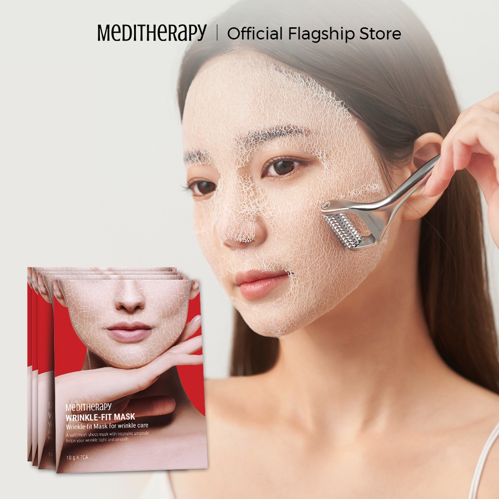 [Korea MEDITHERAPY] Wrinkle Fit Mask 1 box (7 pieces) / Collagen