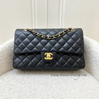 Unboxing Chanel 22S Purple Caviar Small Size Classic Flap with