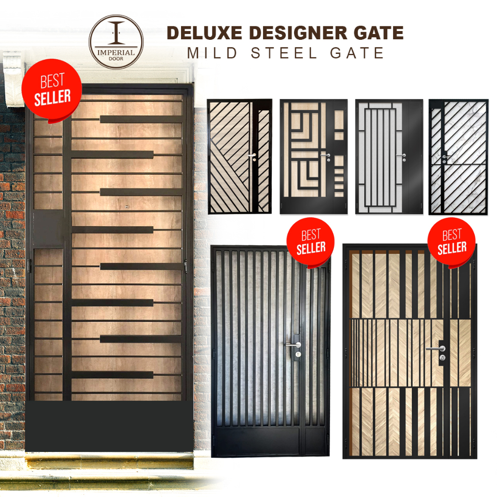Mild Steel Gate For HDB gate BTO gate Condo and Resale Flats Imperial