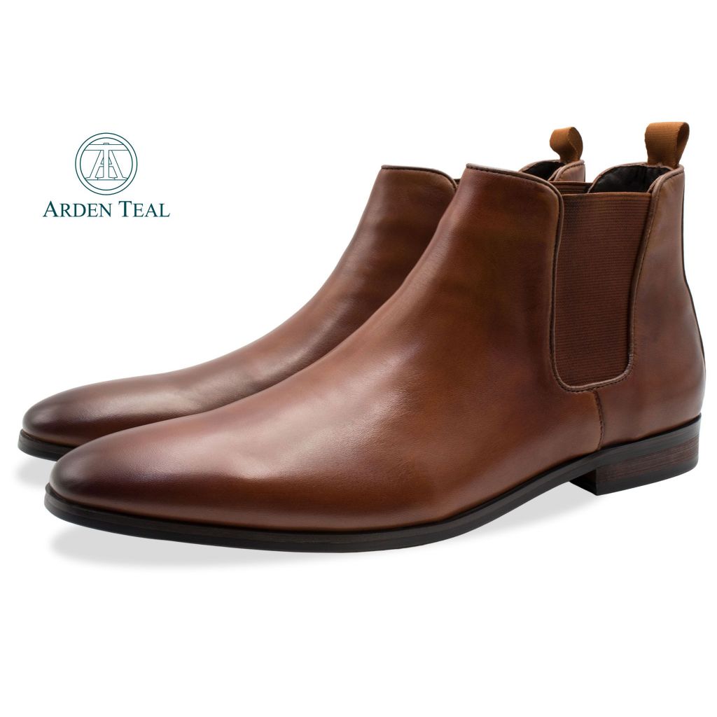 ARDEN TEAL Centenario Chestnut Chelsea Boots Shopee Singapore