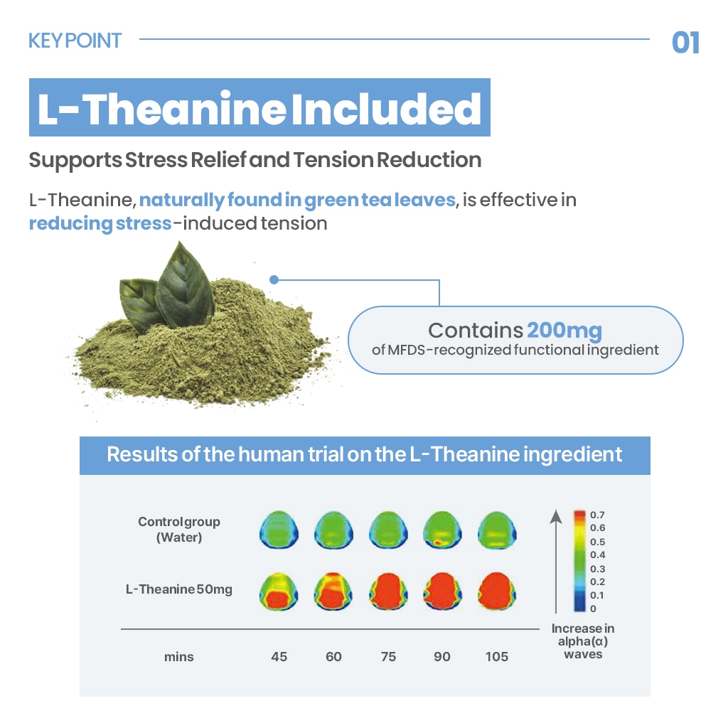 [FLOVIT] Relive & Probiotics with Theanine 30EA x 1 Box (3g x 30EA per ...