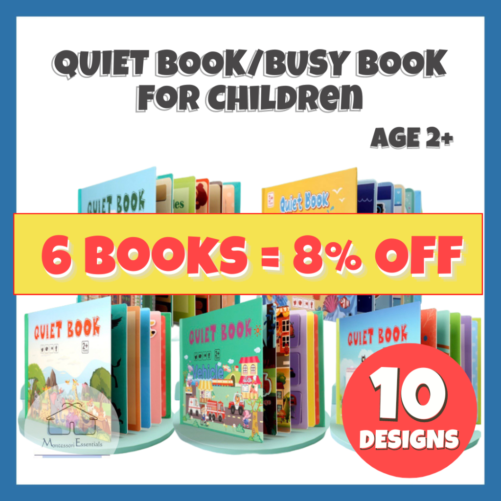 [CLEARANCE] Busy Book Quiet Book Hands on Activity Hard Book Montessori
