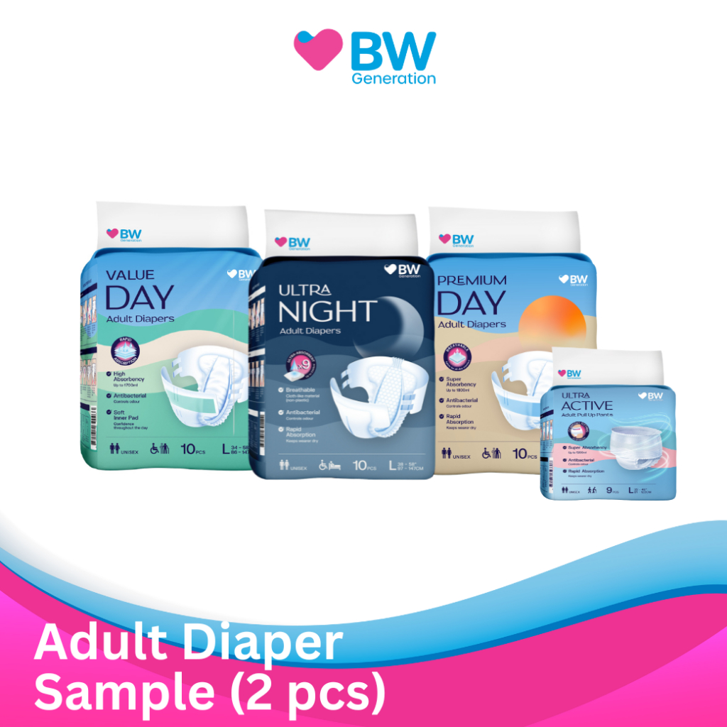 BW - Adult Diapers Full Range (Sample 2 pcs) | Shopee Singapore