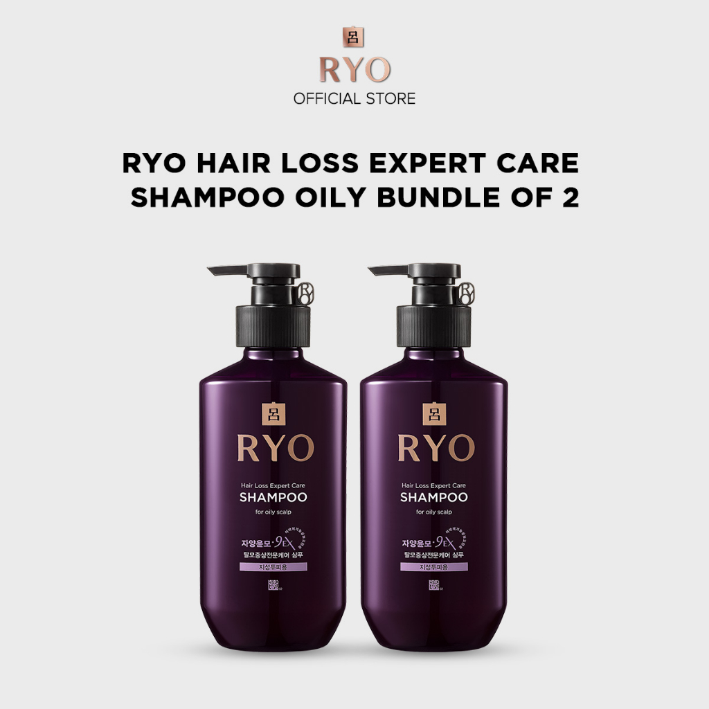 [bundle Of 2] Ryo Hair Loss Expert Care Shampoo 400ml Oily Scalp Shopee Singapore