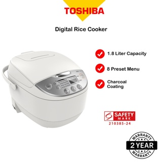 Toshiba 1.0L Digital Rice Cooker RC-10DR1NS