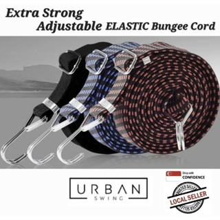 Flat Elastic Rope With Hook Elastic Band For Camping, Trailer And