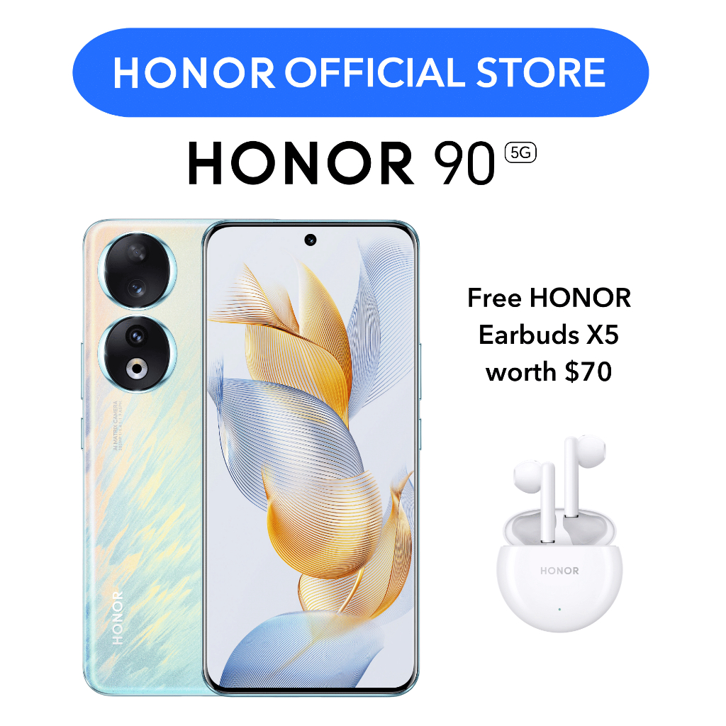 HONOR 90 Lite 5G 256GB (Dual SIM) + Earbuds X5