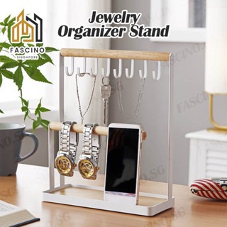 2Pcs Necklace Hangers Acrylic Necklaces Holder Wall Mounted Jewelry  Organizer Hanging Necklace Holder With 7 Jewelry Hooks For Necklaces  Bracelets Cha