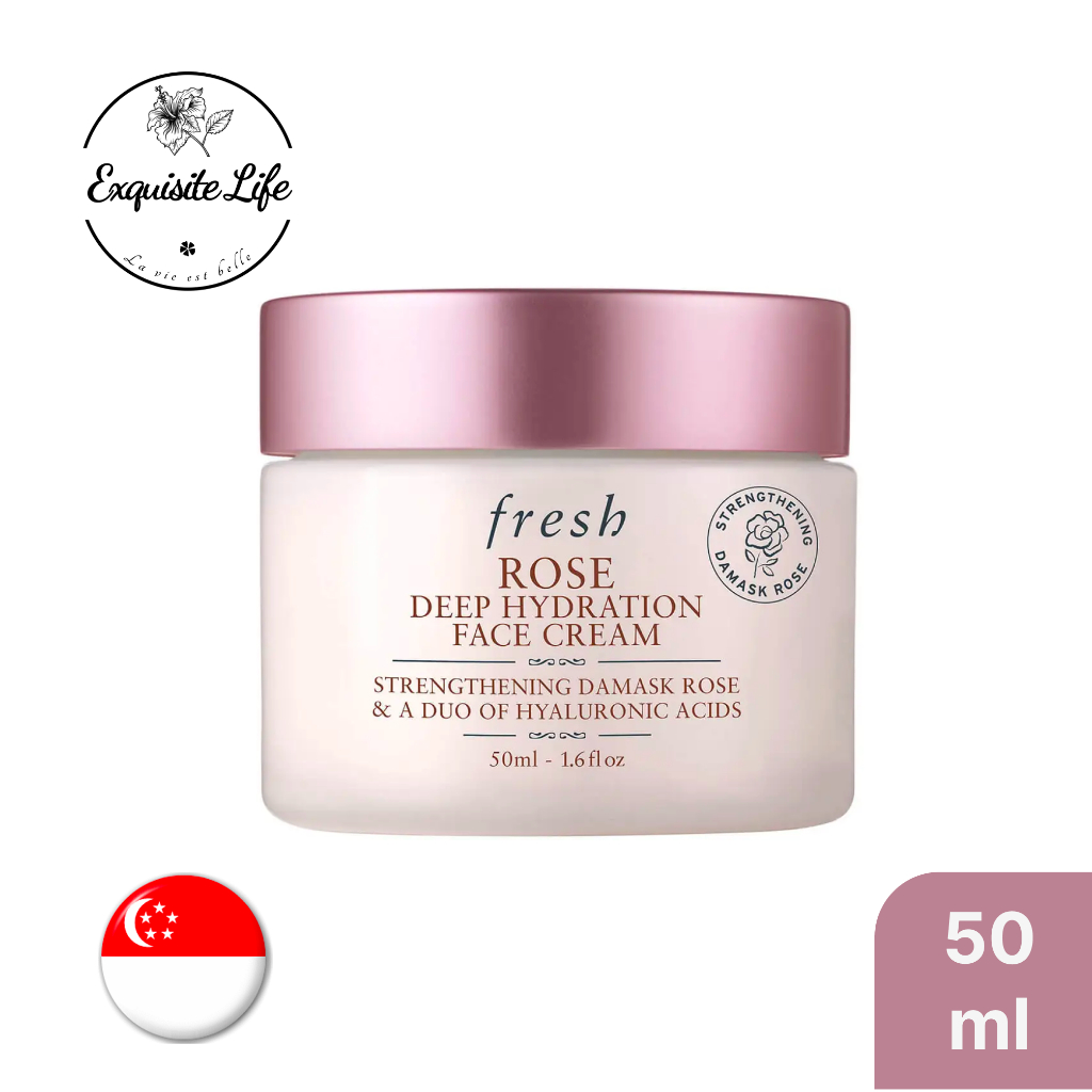 Fresh Rose Deep Hydration Face Cream, 50ml Shopee Singapore