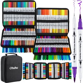 Coloring Markers Set for Adults Kids Teen 36 Dual Brush Pens Fine Tip Art  Colored Markers for Adult Coloring Books Bullet Journal School 