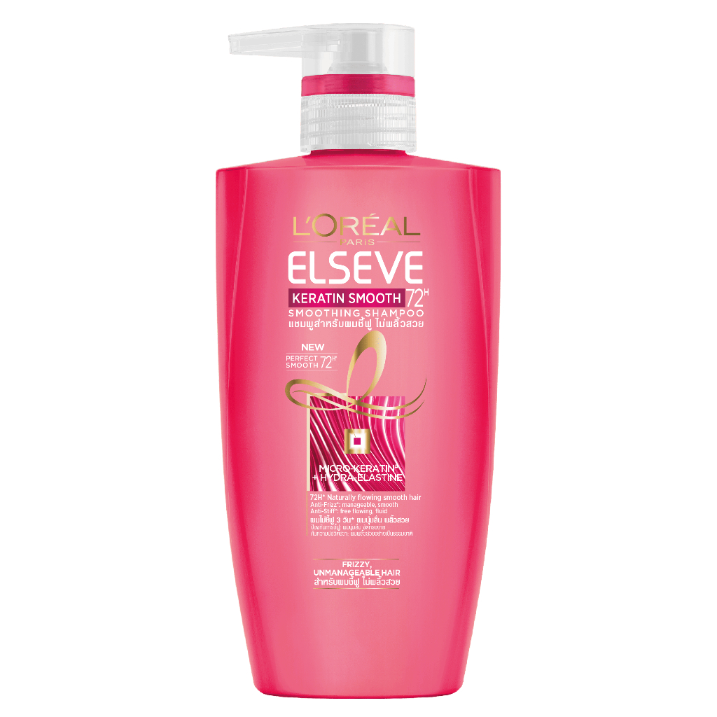 L'Oreal Paris Elseve Keratin Smooth 72 Hour Perfecting Soothing Shampoo